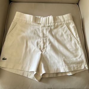 LACOSTE High Rise Vintage Shorts